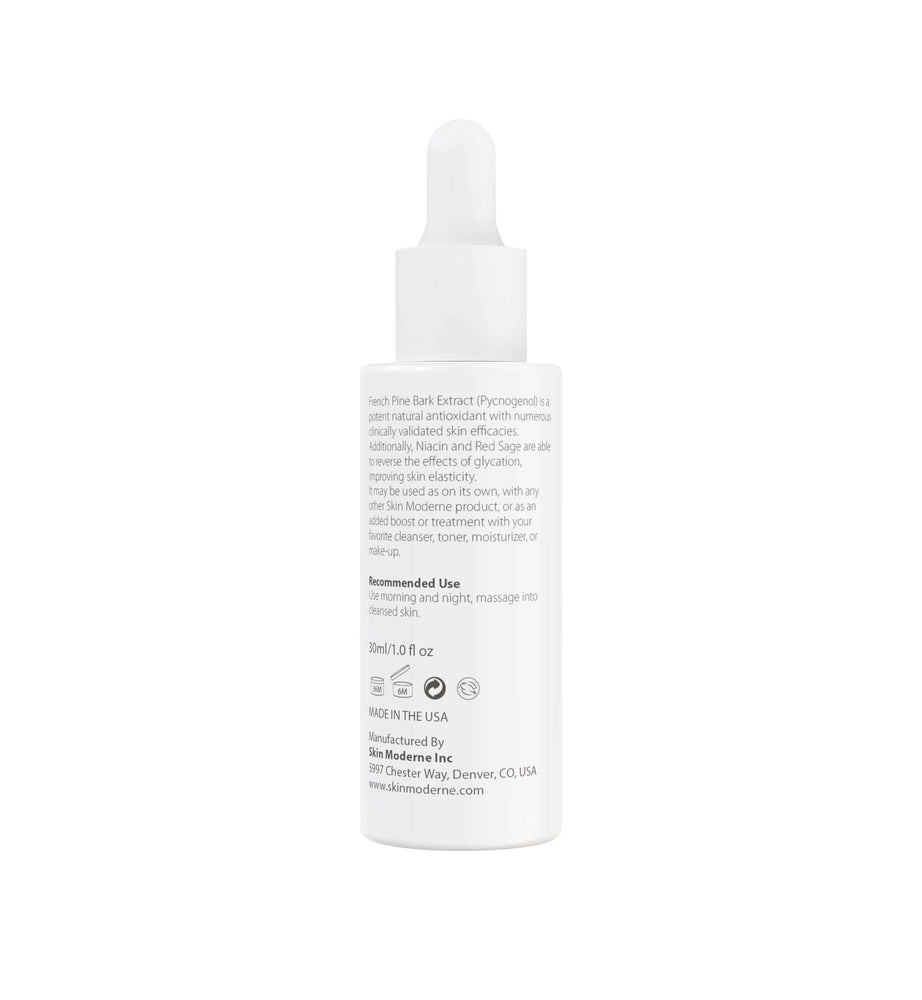 
                
                    Load image into Gallery viewer, Skin Moderne&amp;#39;s Bio Fortify | Natural Antioxidant Serum for Face - Back
                
            